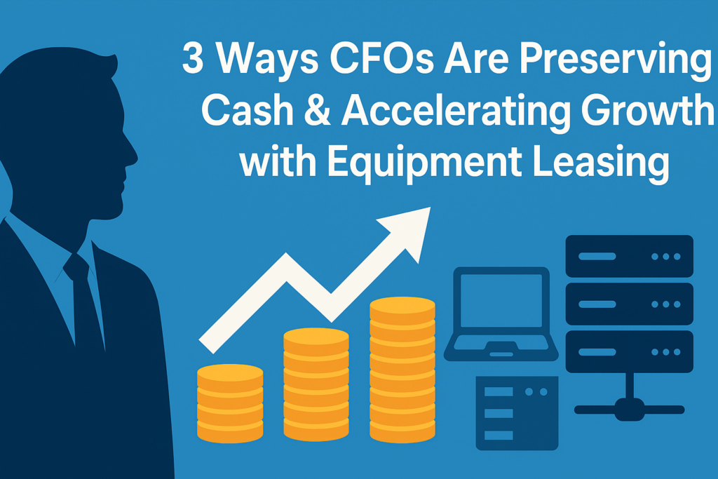 3 Ways CFOs Are Preserving Cash & Accelerating Growth with Equipment Leasing